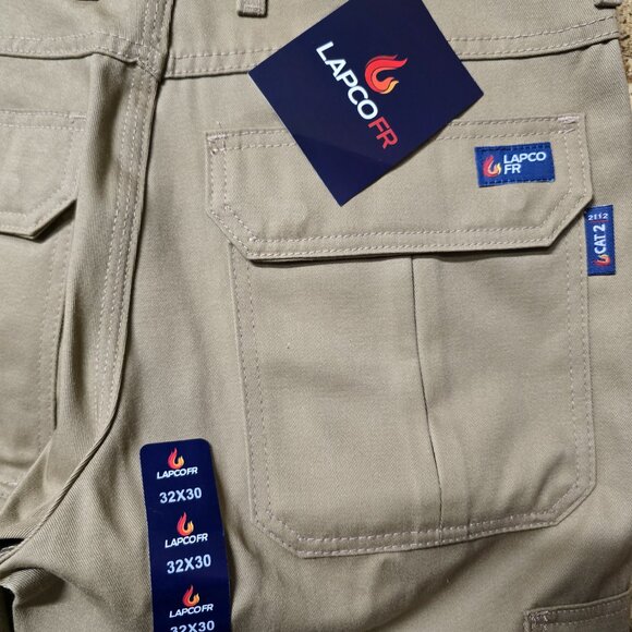 New Men's LAPCO FR Fire Resistant Khaki Pants - Picture 5 of 5